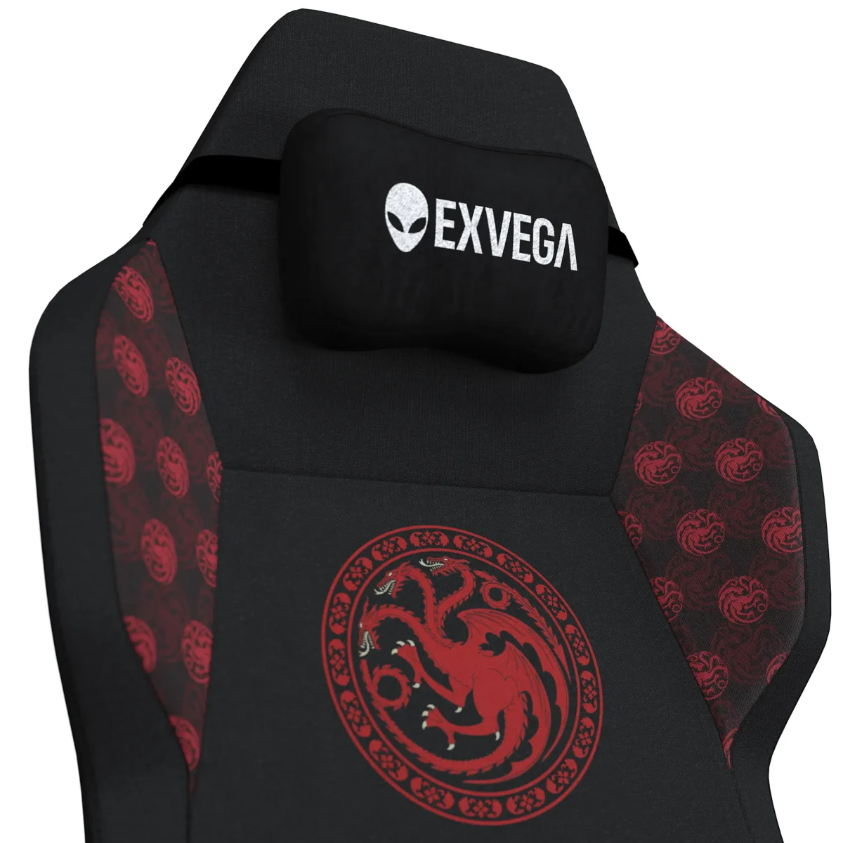 EXVEGA Andromeda 2025 Kumaş Oyuncu Koltuğu Game Of Thrones Targaryen Edition