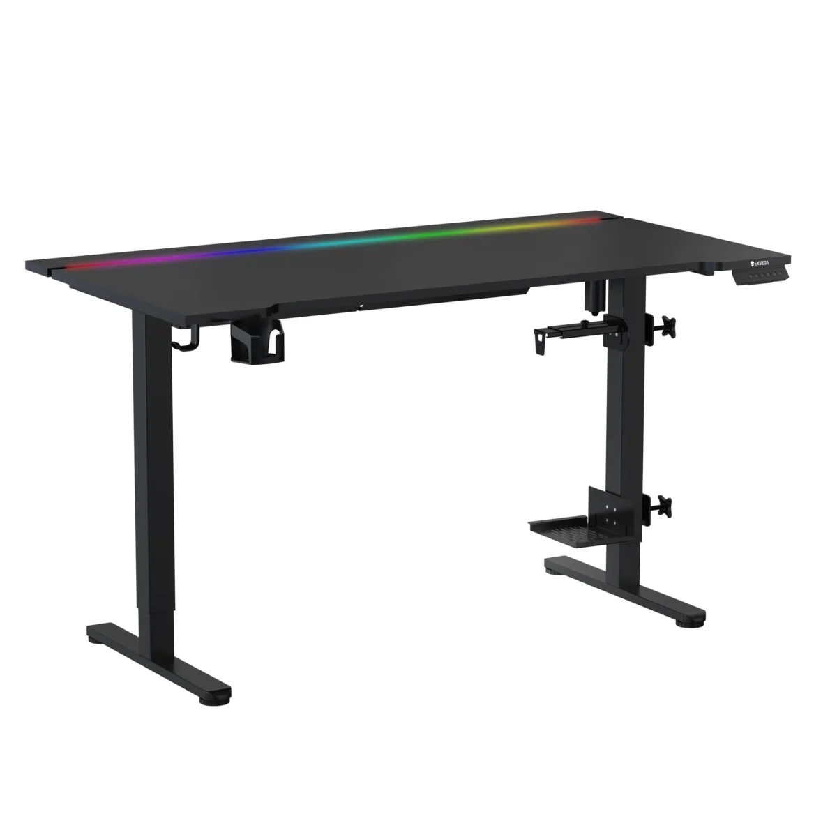 EXVEGA 13-27″ LCD / LED İkili Monitör Tutucu Ayarlanabilir Kol Vesa Monitör Standı EX788 - Görsel 9