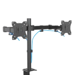 EXVEGA 13-27″ LCD / LED İkili Monitör Tutucu Ayarlanabilir Kol Vesa Monitör Standı EX788 - Görsel 2