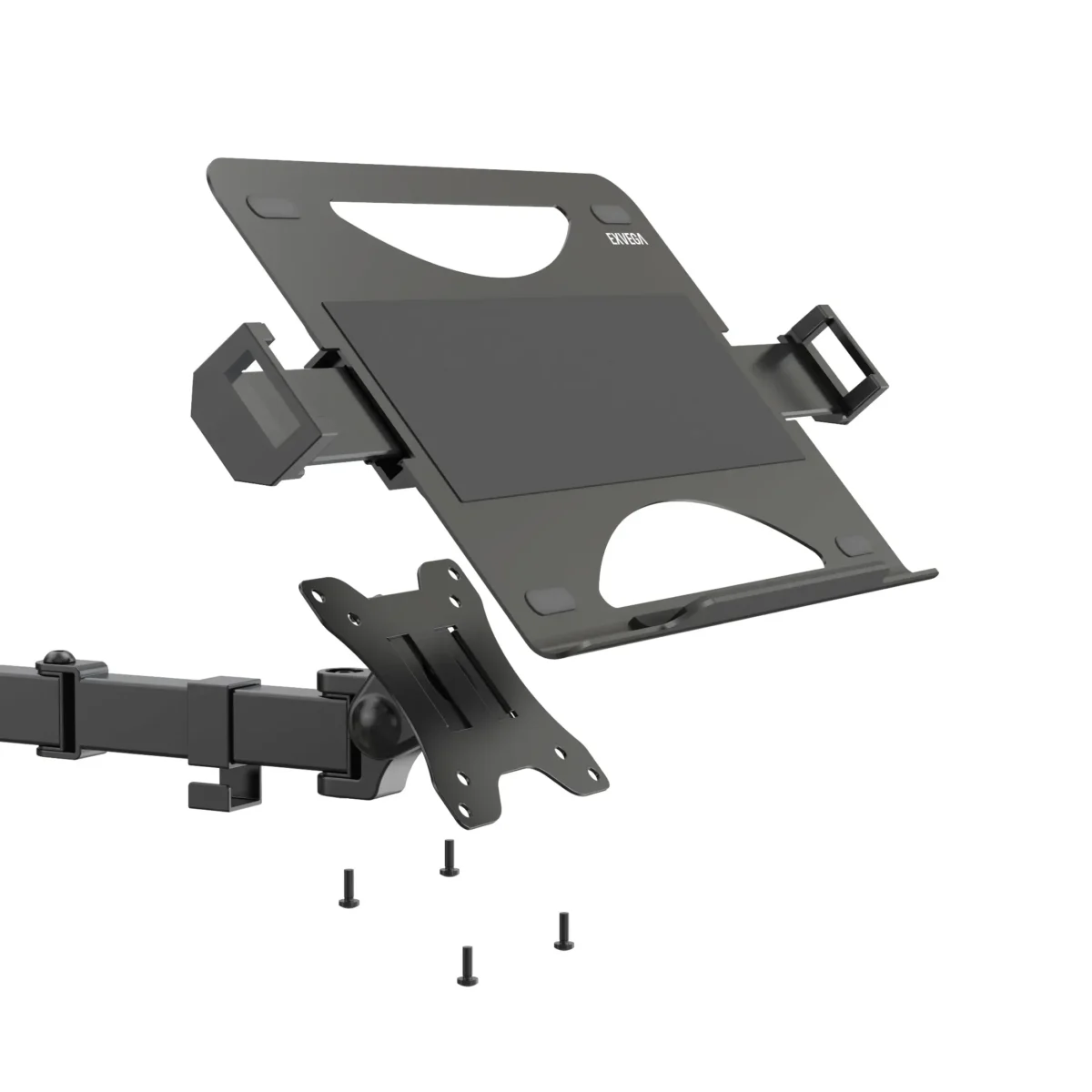 EXVEGA Ayarlanabilir Aliminyum Laptop Standı Vesa Bağlantılı Monitör Kolu Uyumlu EX789 - Görsel 2