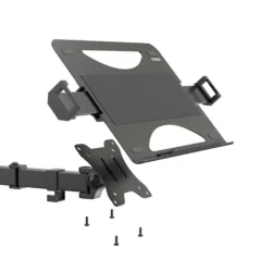 EXVEGA Ayarlanabilir Aliminyum Laptop Standı Vesa Bağlantılı Monitör Kolu Uyumlu EX789 - Görsel 2